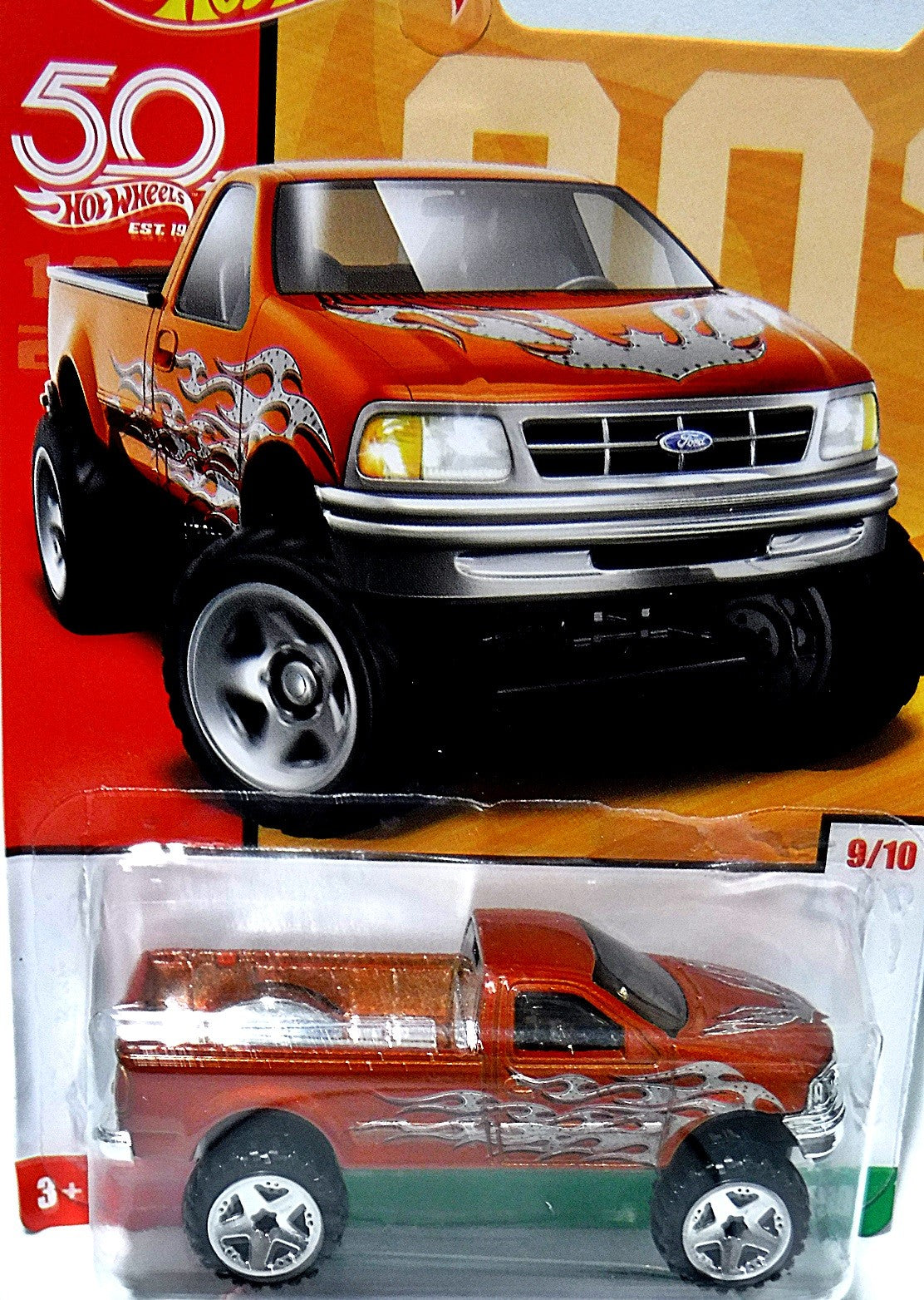 Hot Wheels 50th Anniversary Throwbacks -  Ford F-150 Pickup Truck