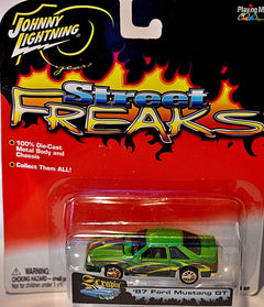 Johnny Lightning Street Freaks - Scrapin - Lowriders - 1987 Ford Mustang GT Lowrider