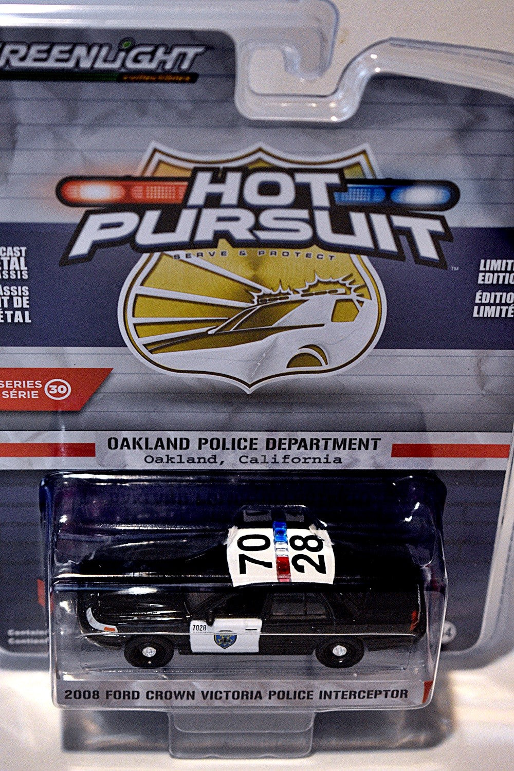 Greenlight -  Hot Pursuit - Oakland Police Department Ford Crown Vic Police Interceptor