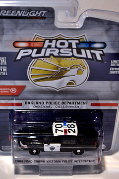 Greenlight -  Hot Pursuit - Oakland Police Department Ford Crown Vic Police Interceptor