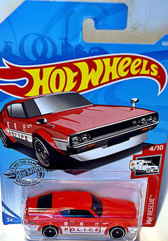 Hot Wheels Nissan Skyline H/T 2000GT-R Police Car