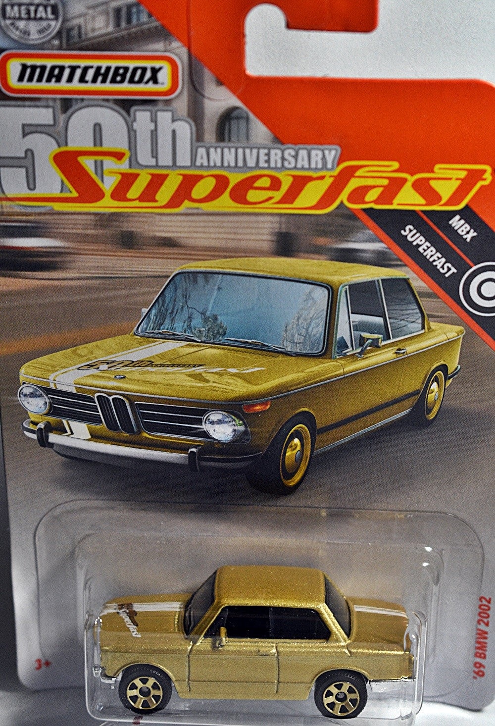 Matchbox -  50th Anniversary Superfast Chase Car - 1969 BMW 2002