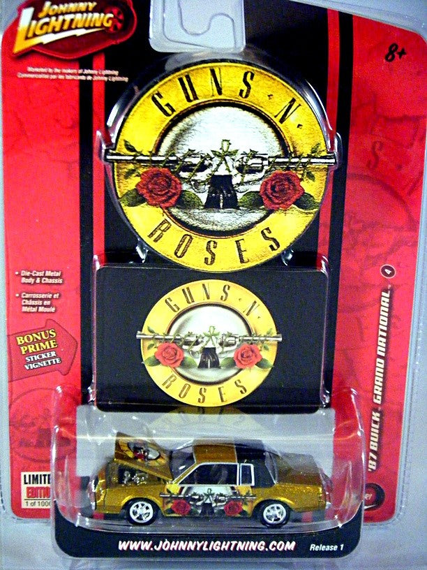Johnny Lightning Rock Art Guns N' Roses Buick Grand National Regal