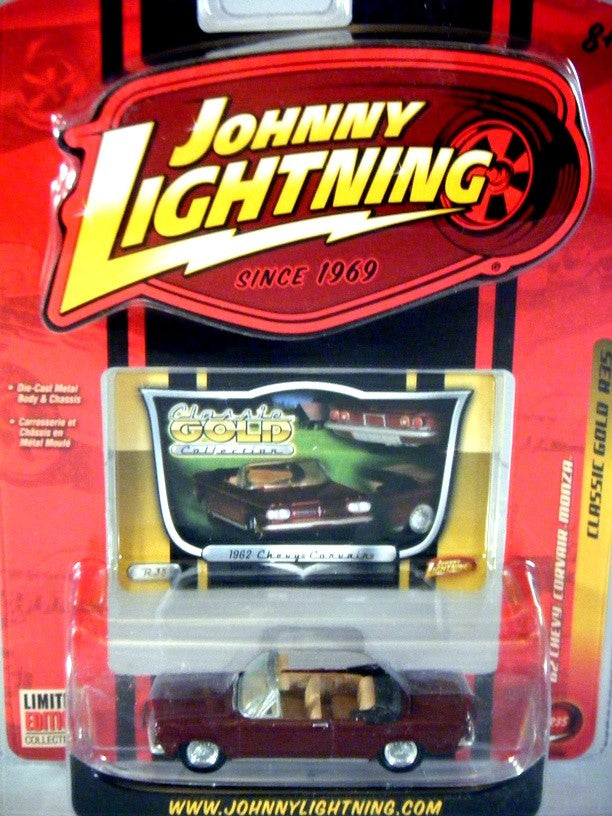 Johnny Lightning Classic Gold 1962 Chevrolet Corvair Convertible