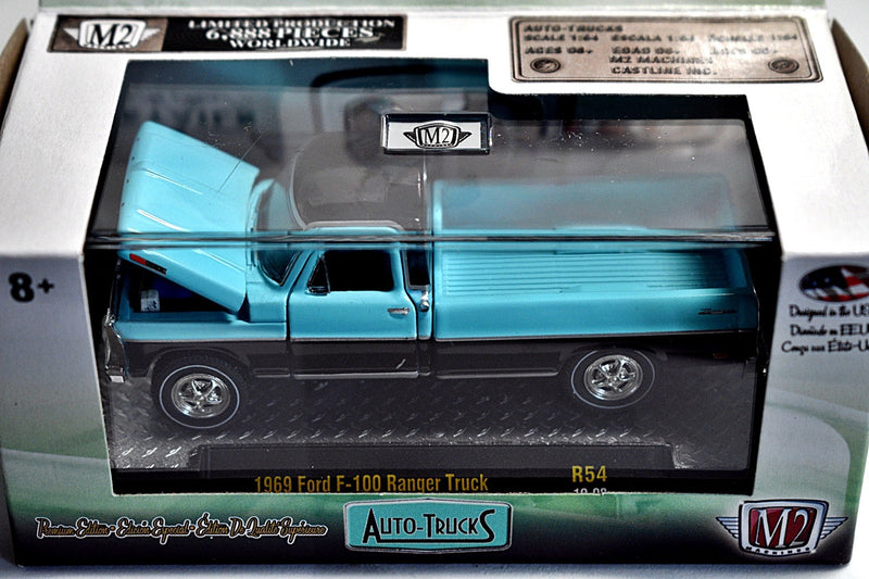 M2 Machines Auto-Trucks 1969 Ford F-100 Ranger 4x4