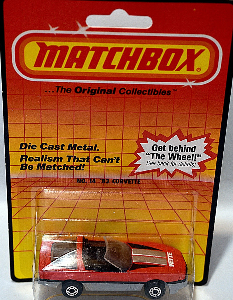 Matchbox  1984 Chevrolet Corvette C4 Coupe (Error Card)