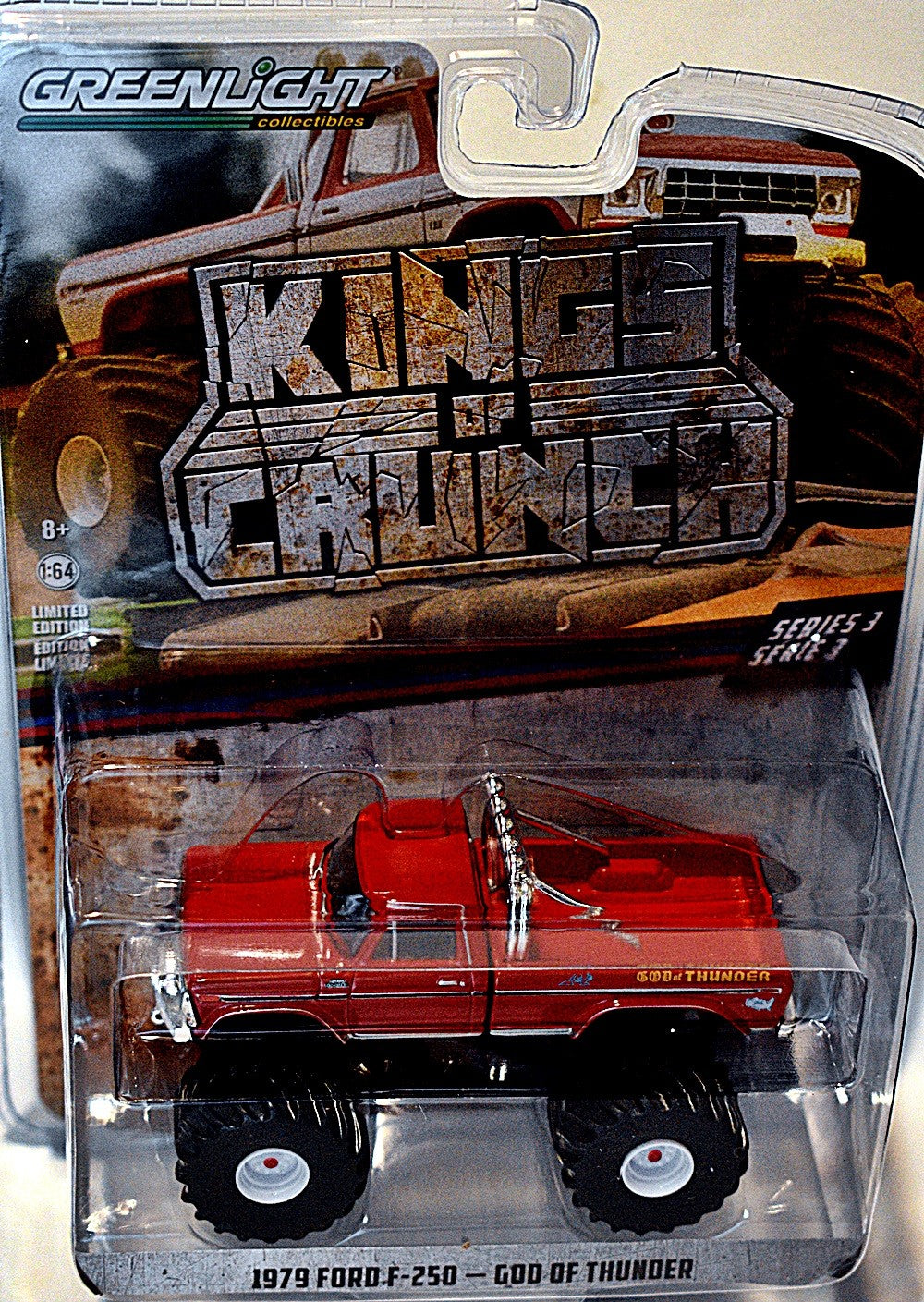 Greenlight - Kings of Krunch -  GOD of THUNDER 1974 Ford F-250