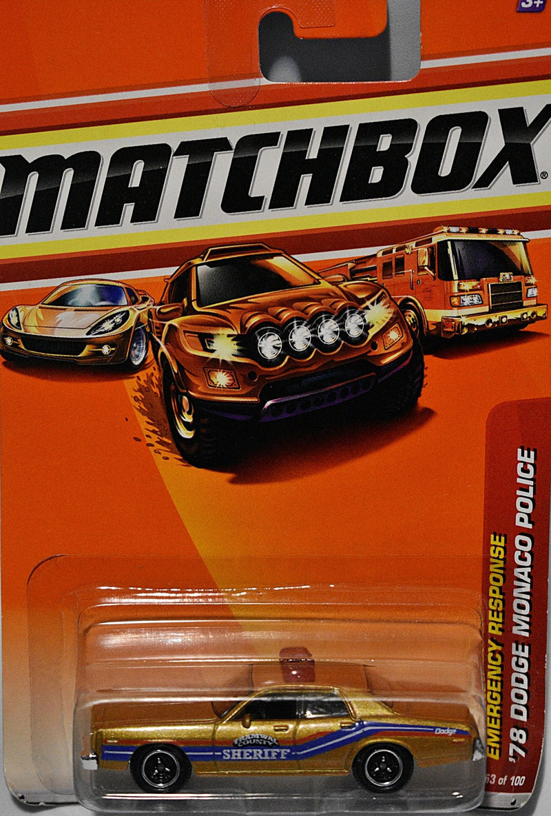 Matchbox 1978 Dodge Monaco Police Car
