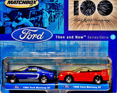 Matchbosx - Avon Promo Set - Then and Now Series - Ford 100th Anniversary Mustang Set