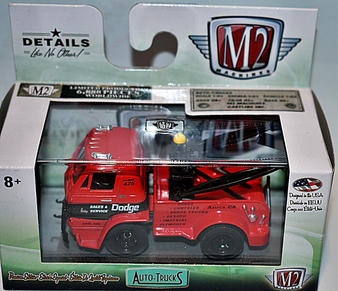M2 Machines - Auto Trucks - 1966 Dodge L600 Tow Truck