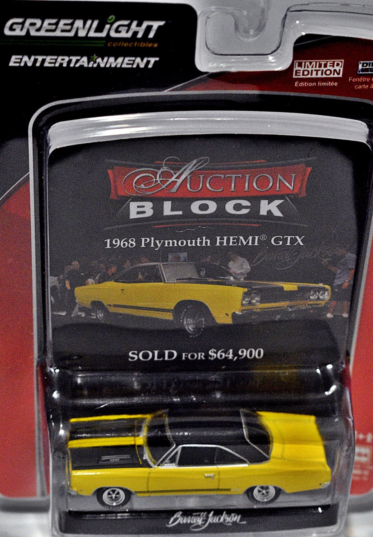 Greenlight Auction Block - 1968 Plymouth Hemi GTX