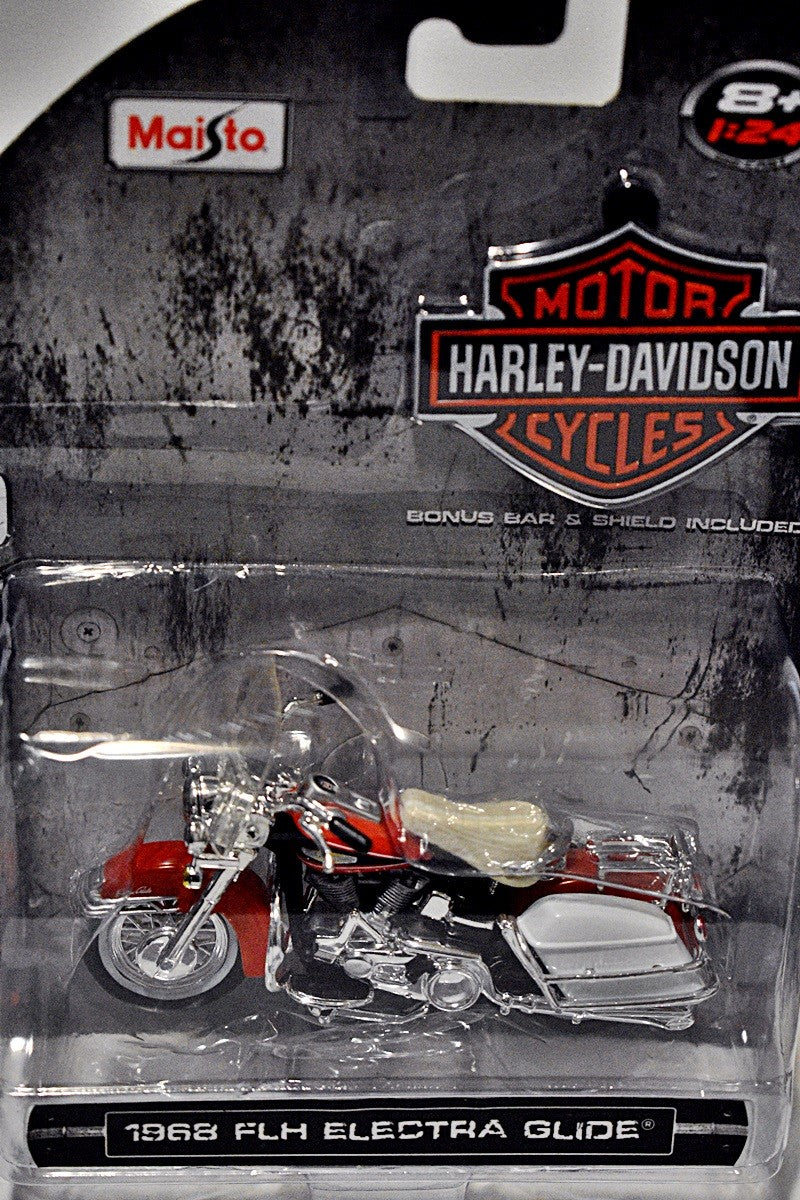 Maisto Harley Davidson (1:24 Scale) 1968 FLH Electra Glide
