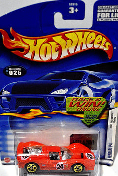 Hot Wheels 2002 First Editions Series - Ferrari P4 Race Car