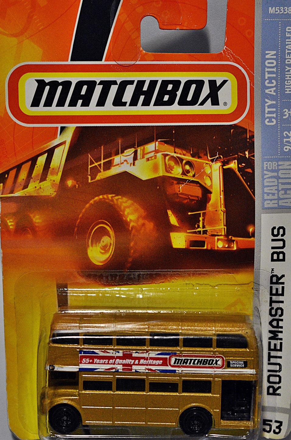 Matchbox Routemaster London Bus with Matchbox Advertising