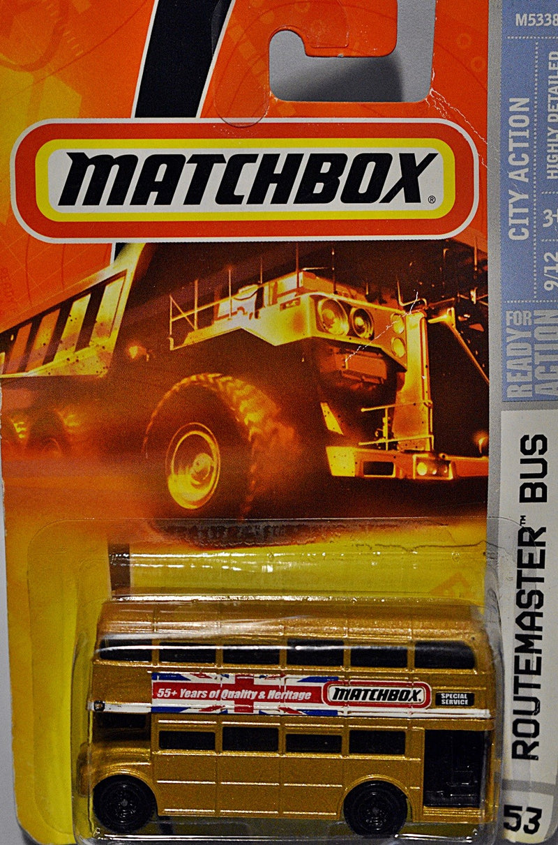 Matchbox Routemaster London Bus with Matchbox Advertising