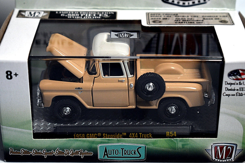 M2 Machines - 1958 GMC Stepside 4x4 Pickup Truck