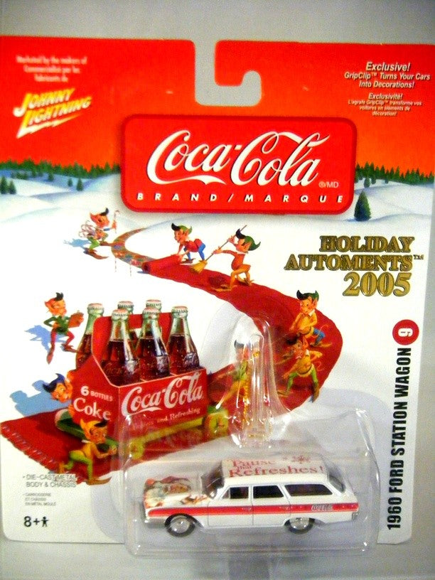 Johnny Lightning 2005 Coca-Cola Automents - 1960 Ford Station Wagon