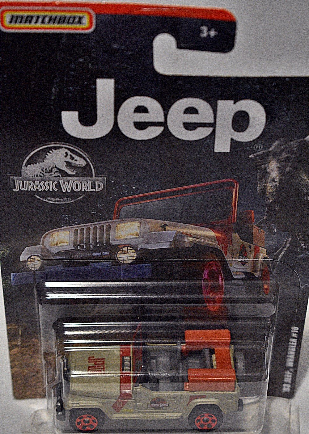 Matchbox - Jeep Collection - Jurassic World  1993 Jeep Wrangler
