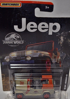 Matchbox - Jeep Collection - Jurassic World  1993 Jeep Wrangler