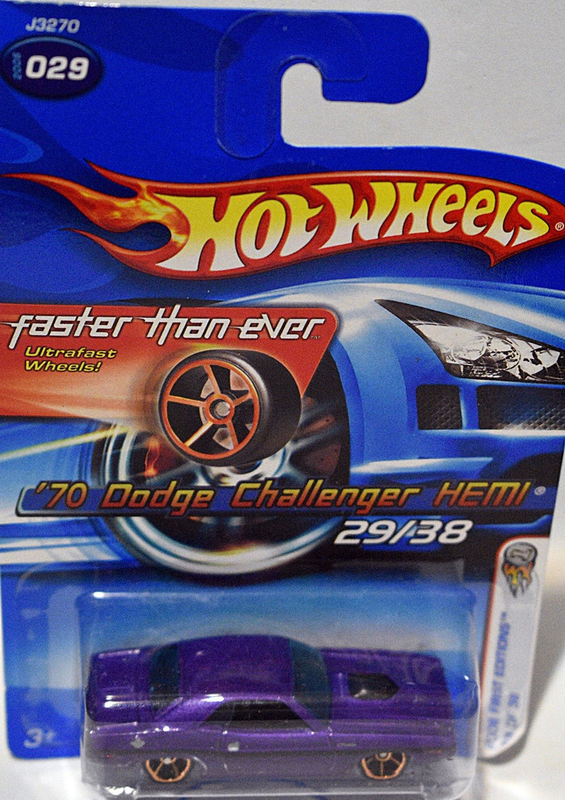 Hot Wheels First Editions - 1970 Dodge Hemi Challenger with FTE Wheels