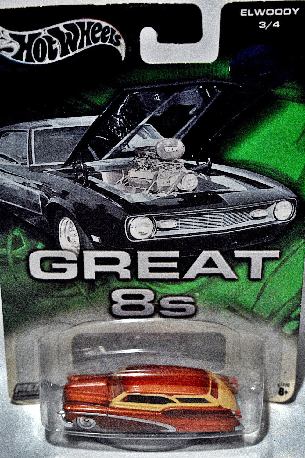 Hot Wheels - Auto Affinity - Great 8s - Elwoody Custom 1950 Buick Woody Station Wagon