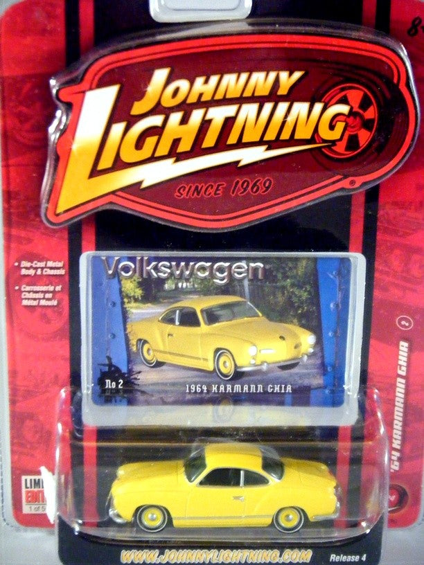 Johnny Lightning Volkswagens - 1964 VW Karmann Ghia