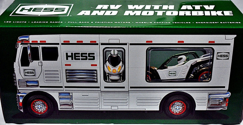 Hess 2018 RV with ATV and Sport Bike Motorcycle