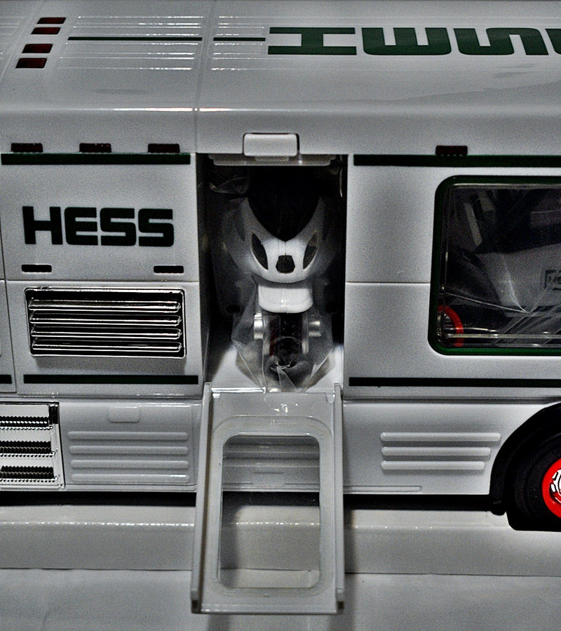 Hess 2018 RV with ATV and Sport Bike Motorcycle