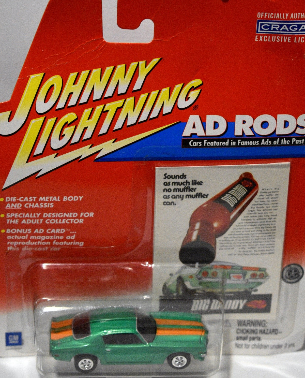 Johnny Lightning Ad Rods - 1971 Chevrolet Camaro RS