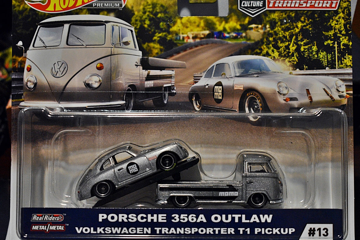 Hot Wheels Car Culture - Team Transport - Porsche 356 Outlaw & Volkswagen T1 Flatbed