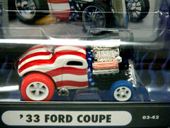 Muscle Machines Stars and Stripes Chase Car - 1933 Ford Coupe Hot Rod
