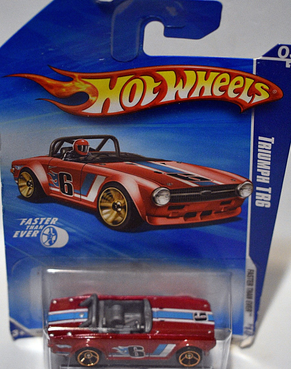 Hot Wheels Triumph TR6 SCCA Race car with FTE Wheels