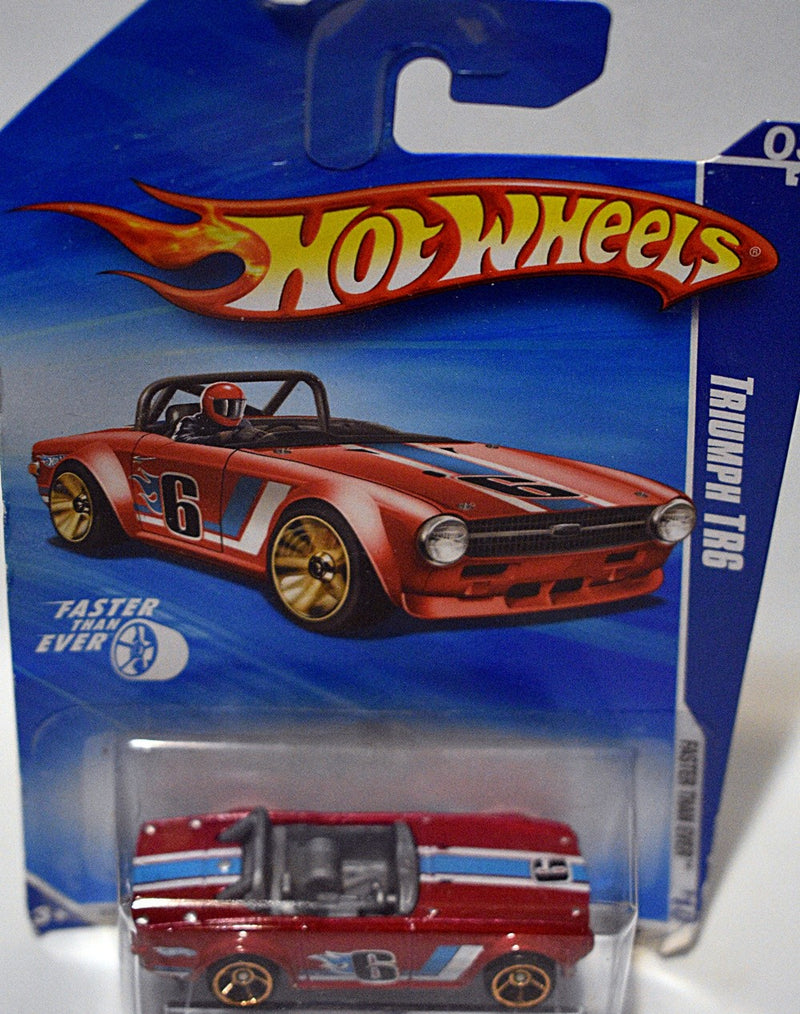 Hot Wheels Triumph TR6 SCCA Race car with FTE Wheels