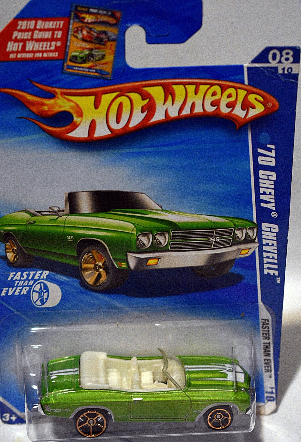Hot Wheels 1970 Chevelle SS Convertible with Faster Than Ever Wheels