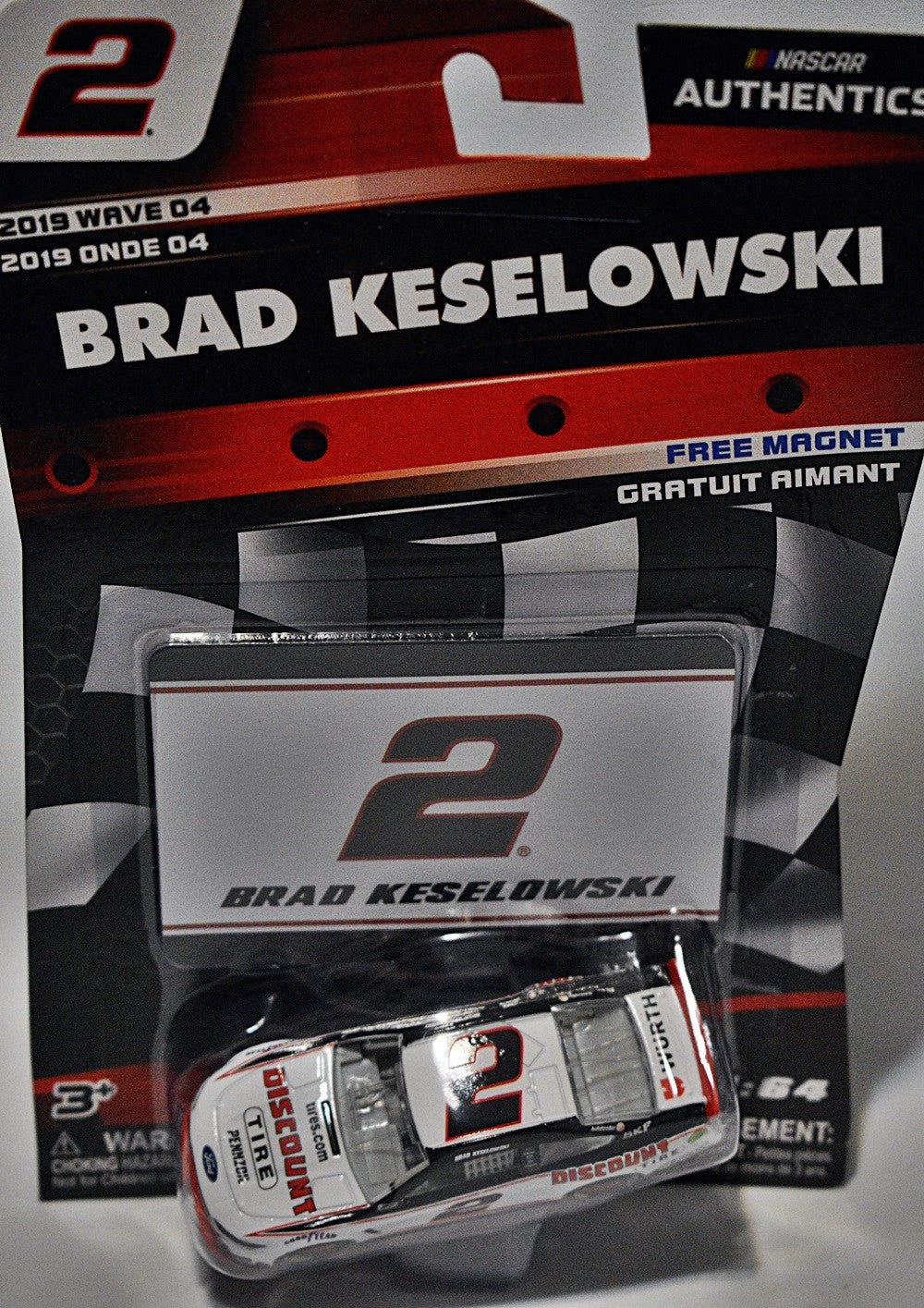 Lionel NASCAR Authentics -  Team Penske Brad Keselowski Discount TIre Ford Mustang