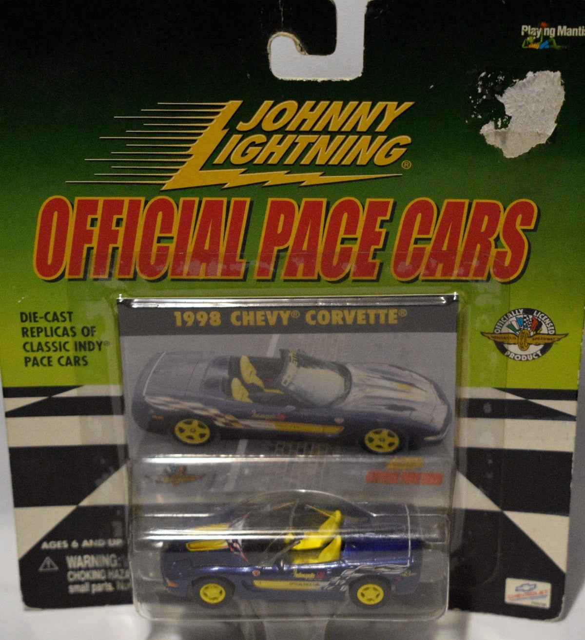 Johnny Lightning Official Pace Cars - 1998 Chevy Corvette Indy 500 Pace Car