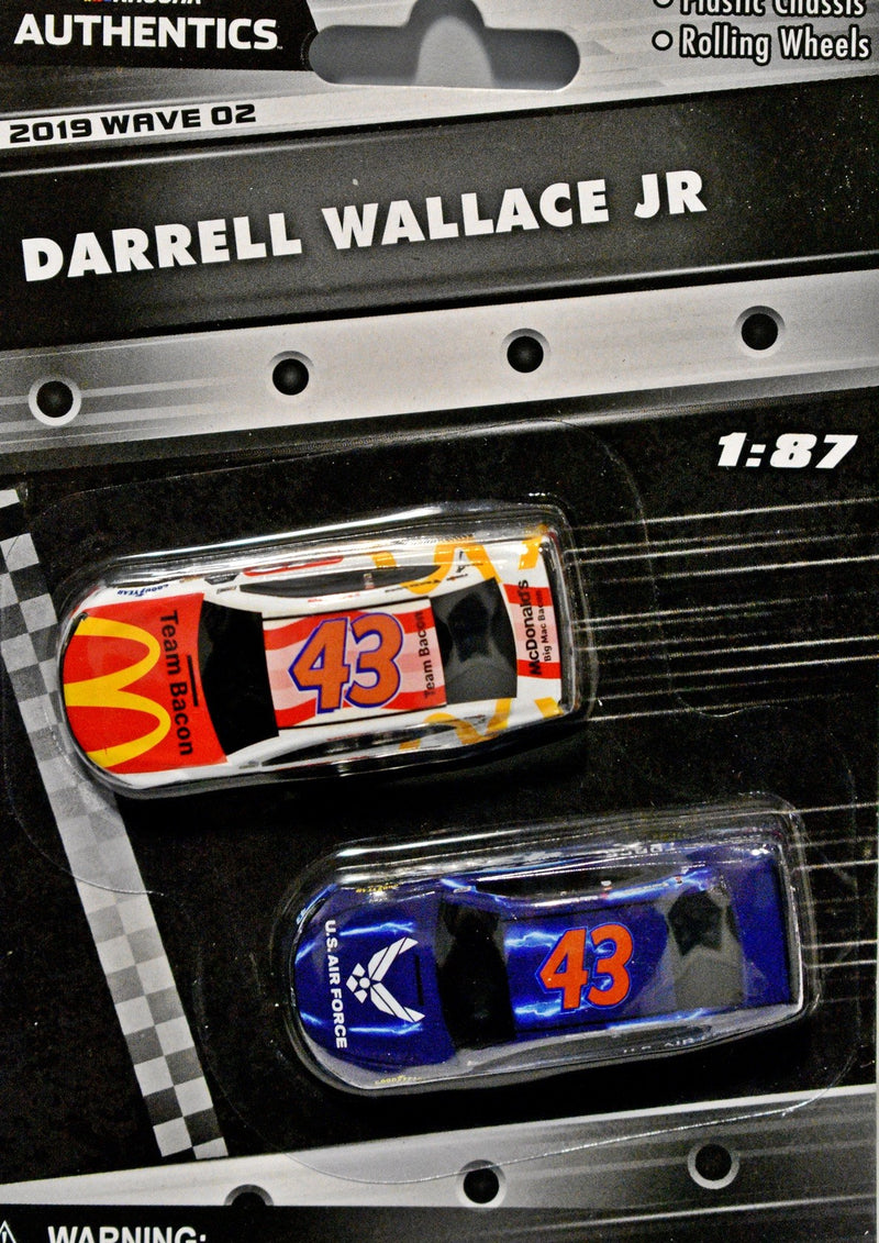 NASCAR Authentics - Petty Racing -  Darrell Bubba Wallace McDonalds and USAF Chevrolet Camaro Set