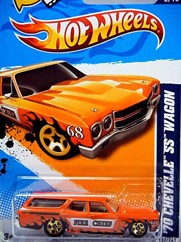 Hot Wheels 1970 Chevrolet Chevelle SS Station Wagon Fire Chief