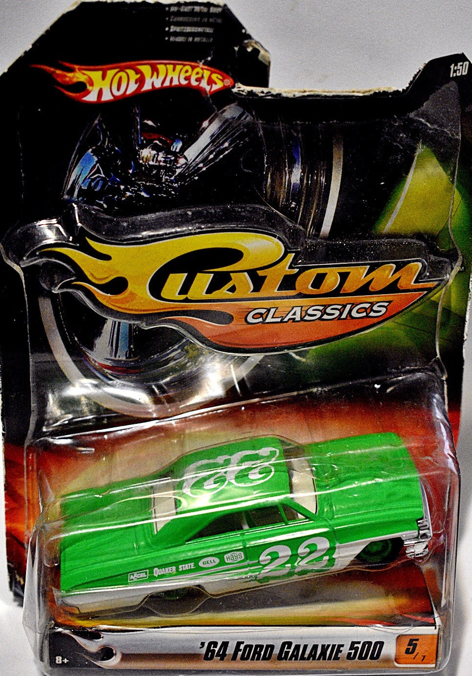 Hot Wheels Custom Classics 1964 Ford Galaxie 500 NASCAR Race Car