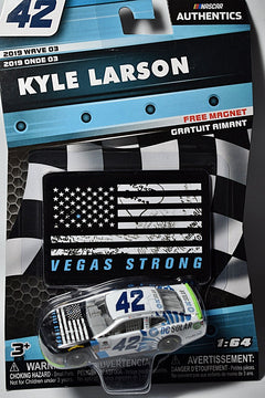 NASCAR Authentics - Kyle Larson VEGAS STRONG DC Solar Chevrolet Camaro Stock Car