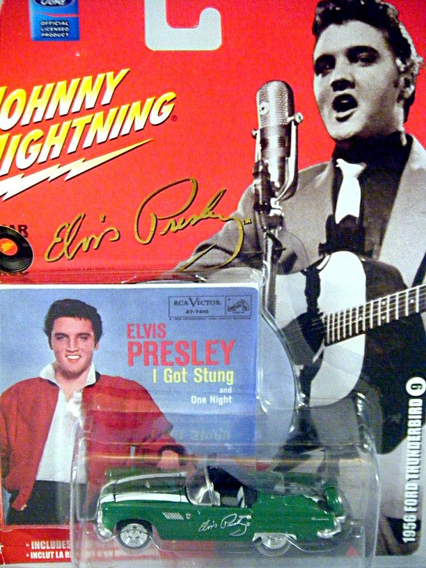 Johnny Lightning Rock Art Elvis Presley 1956 Ford Thunderbird