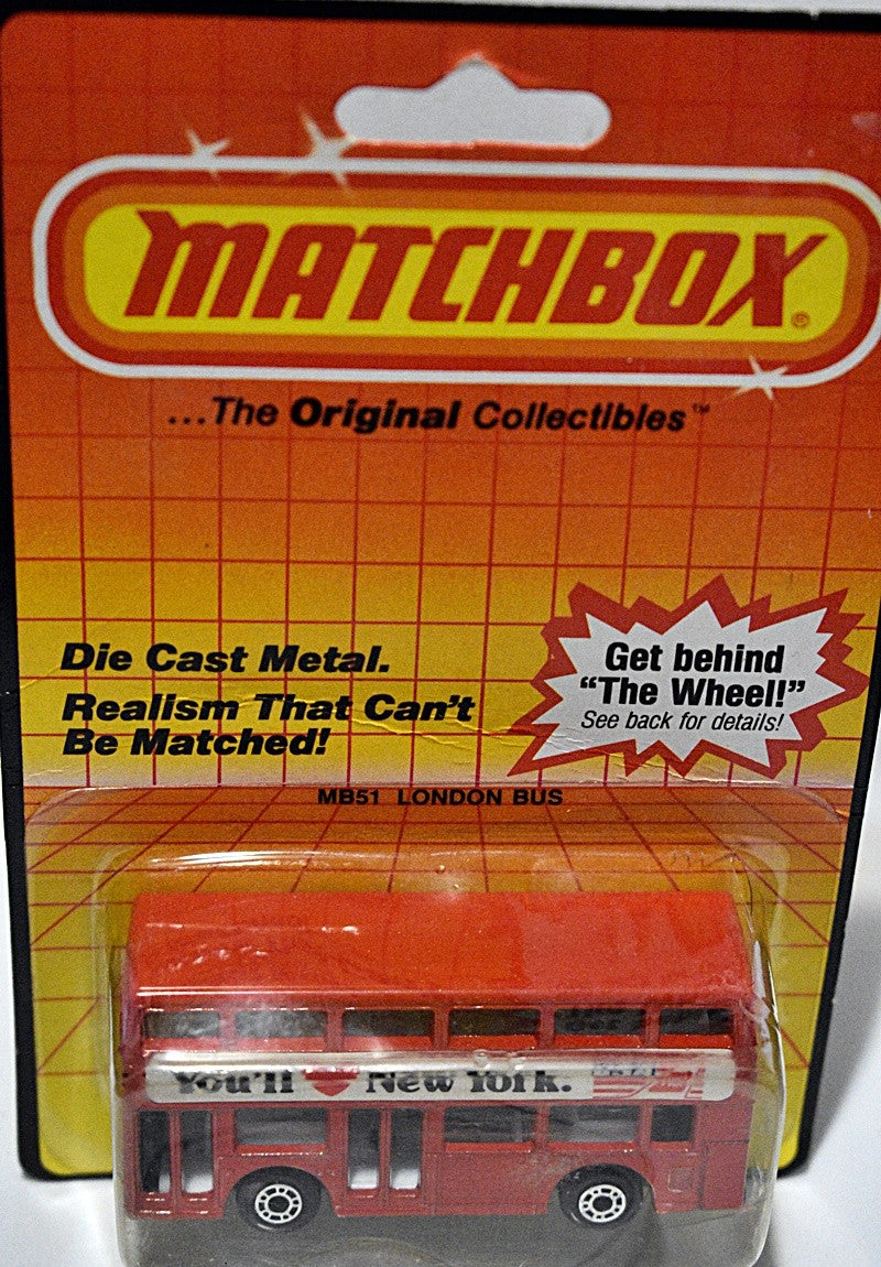 Matchbox  London Bus with You'll Love NY Advertising