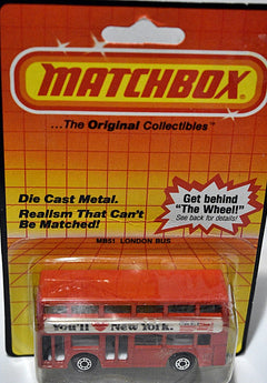 Matchbox  London Bus with You'll Love NY Advertising