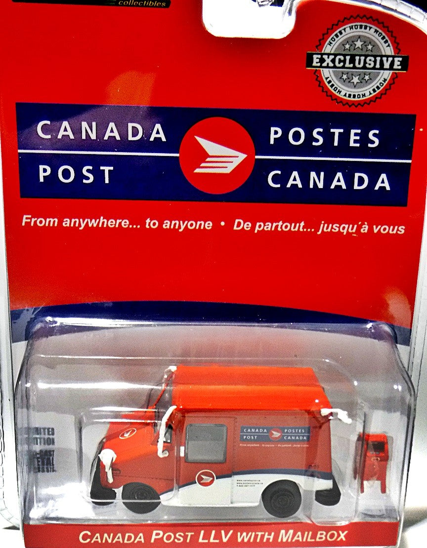 Greenlight Hobby Exclusives - Canada Post LLV Delivery Van with Mailbox
