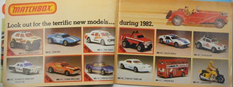 1982-83 Matchbox Catalog