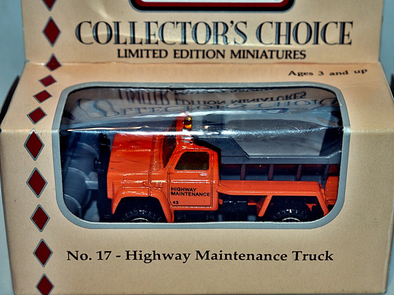 Matchbox Colletors Choice Highway Maintenance Snow Plow