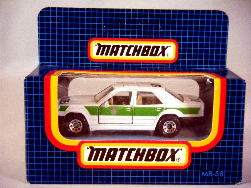 Matchbox Mercedes-Benz 300E Polizei - Police Car (Interesting Variation)