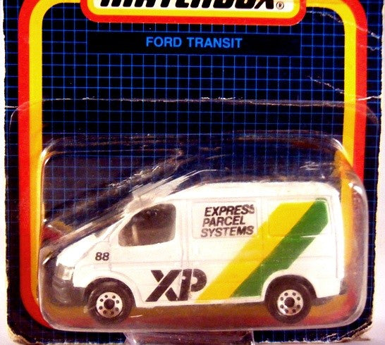Matchbox Ford Transit XP Parcel System Van (Euro Blister)