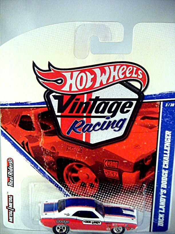 Hot Wheels Vintage Racing Dick Landy's NHRA Dodge Challenger