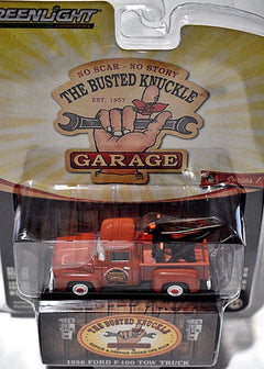 Greenlght - Busted Knuckle Garage - 1956 Ford Tow Truck - Wrecker Service